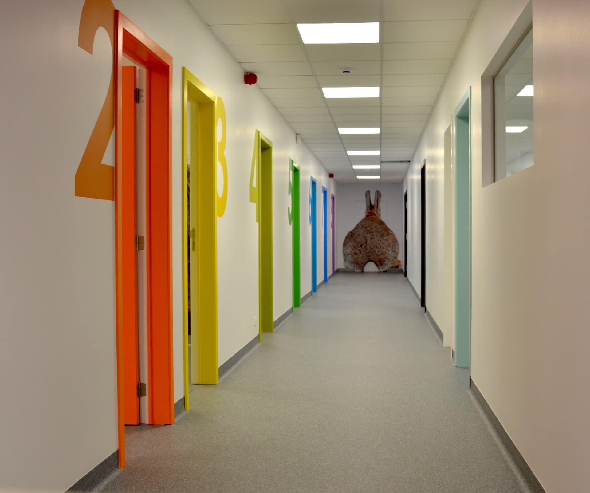 Couloir de la clinique